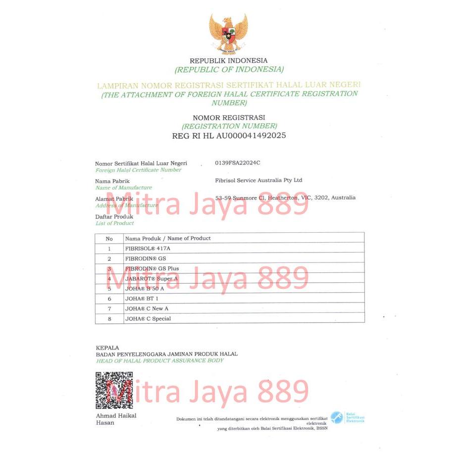 "New" Fibrisol 417A 100 gram / Phosmix Bakso / Fibrisol pengenyal Bakso