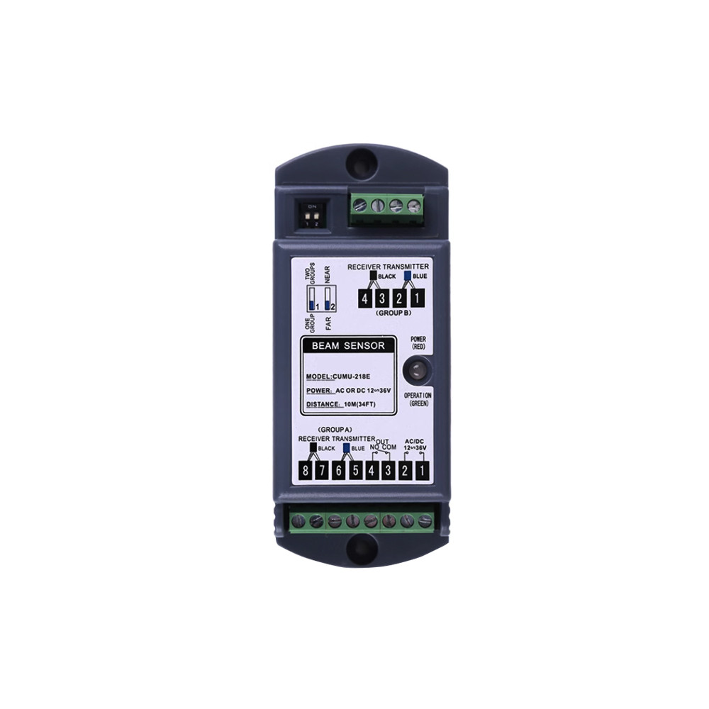 10 M range secure Beam relay output sensor for automatic doors/ Sensor beam/ secure beam