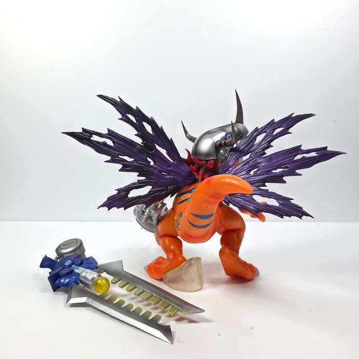 Top MetalGreymon Mecha Tyrannosaurus Digimon 26cm Action Figure PVC D-FGA472