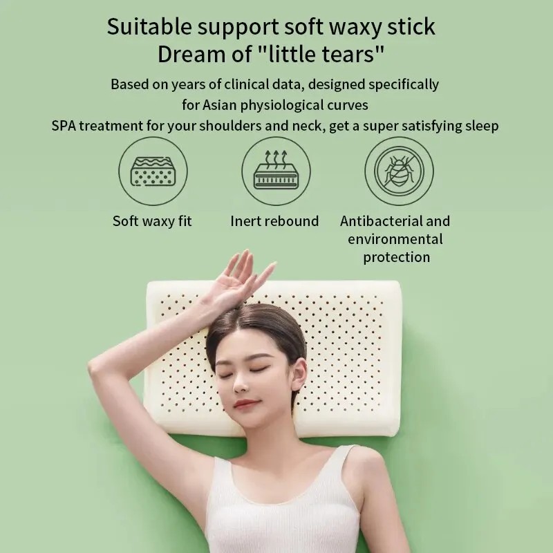 Latex Pillow Thai Natural Latex Pillow Memory Adult Cervical Pillow Sleeping Pillow Dormitory Pillow