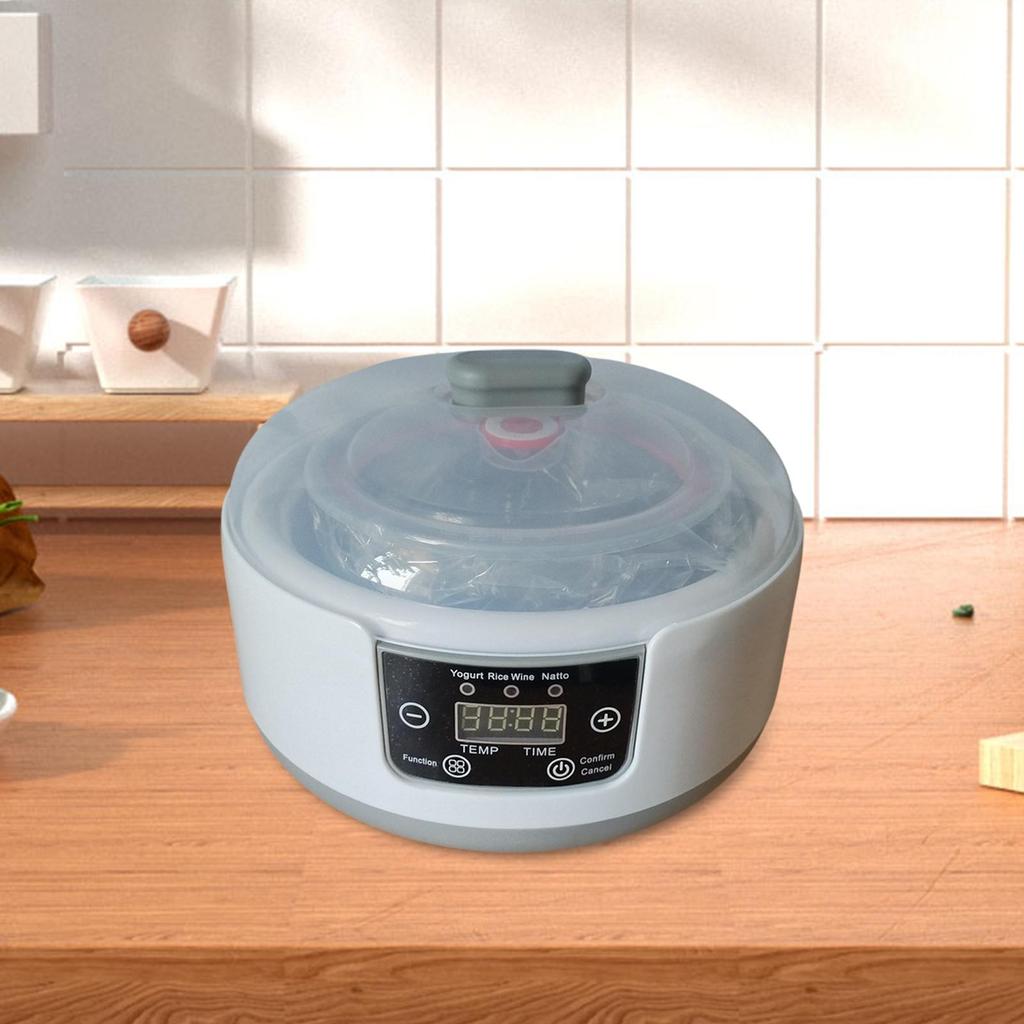 Yogurt Maker Household Homemade Low Noise Natto Maker DIY Multifunctional Stainless Steel Inner Pot