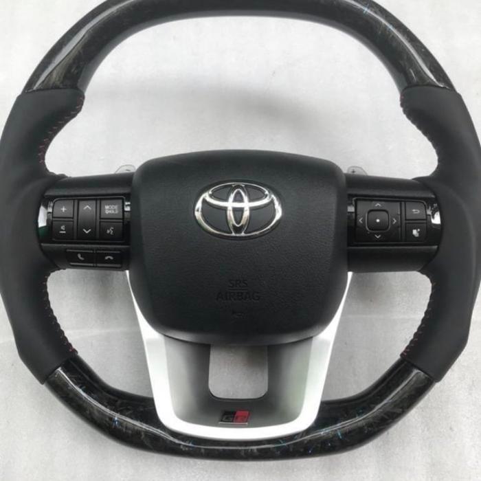 WHEEL STIR SETIR STEER FORTUNER GR VRZ CARBON KEVLAR PASSSS
