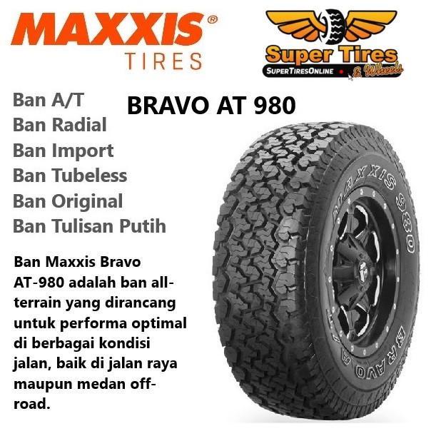 Maxxis Bravo AT 980 265 65 R17  Ban Mobil Import 265/65 Ring 17 Pajero Fortuner Hilux