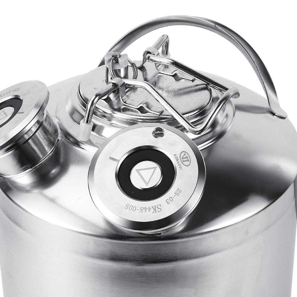 10L Cleaning Keg & A Type Keg Coupler Dispenser for Beer Line Cleaning