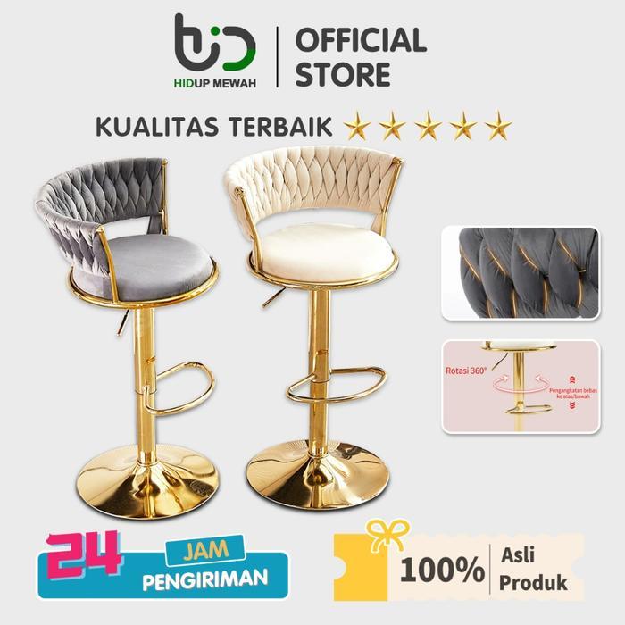 Hidup Mewah Kursi Bar Putar / Mewah Ringan Nordic Kursi Bar / kursi cafe