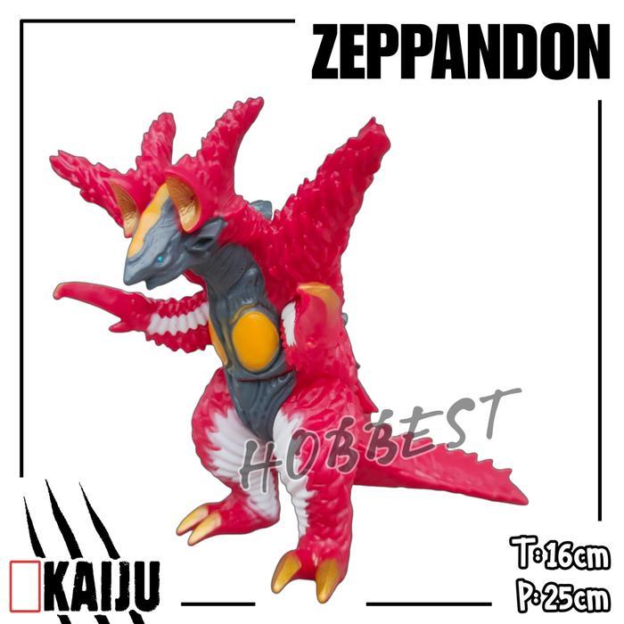 Kaiju ZEPPANDON - Action Figure Miniatur Pajangan Mainan Monster Kaiju Monster Ultraman Zero