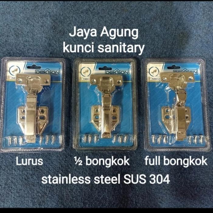Engsel Sendok Dekson Soft Close/Hidrolik Stainless 304