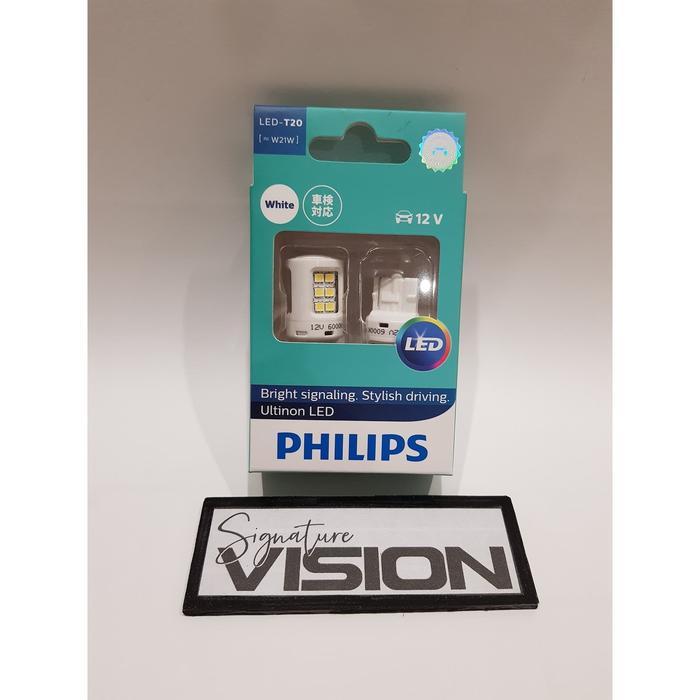 Philips Ultinon T20 W21W Putih Lampu Led Drl Mundur Innova Crv