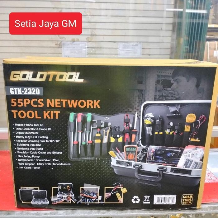 GOLDTOOL GTK-2320 Networking Toolkit