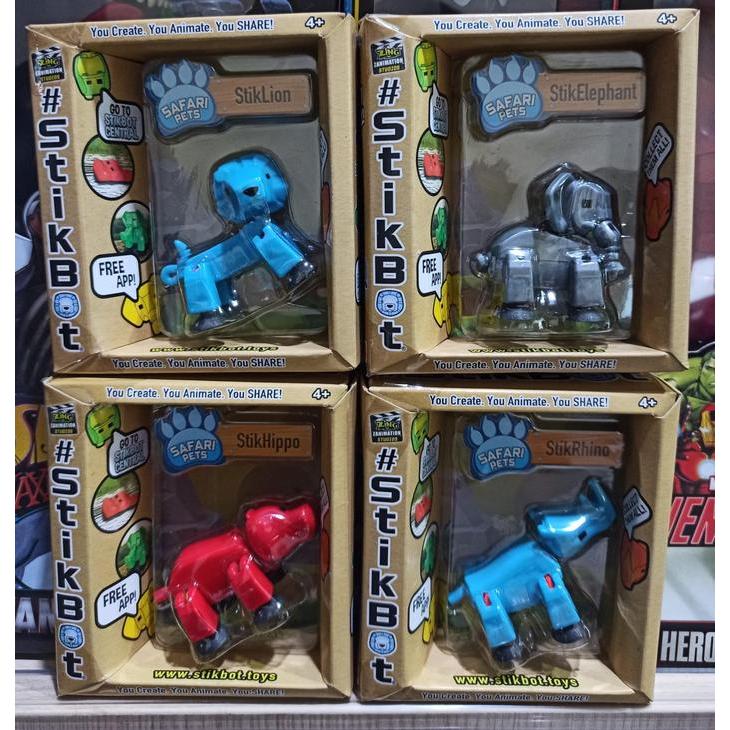 Ready Stikbot Pets Serie 2 StikHorse Figure Safari Pets