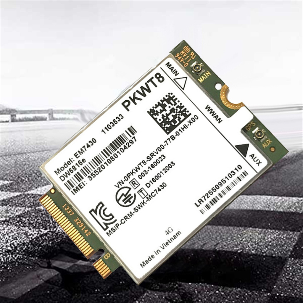 EM7430 DW5816E 4G LTE Module+2XAntenna GOBI6000-L06A