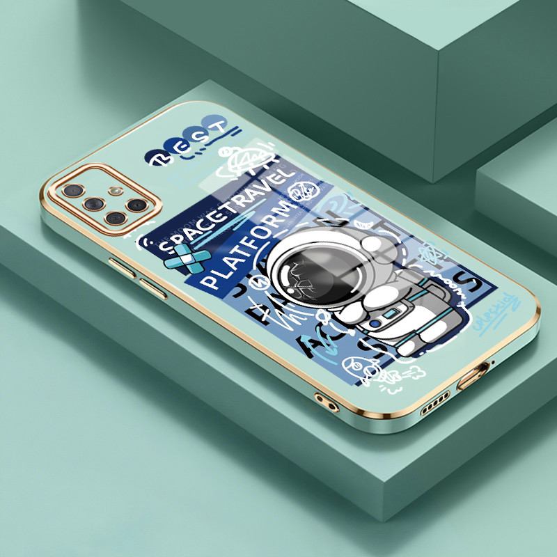Casing Untuk Samsung Galaxy A71 Case Hp Kasing Kesing Cesing Casing Edisi Deluxe Silikon Plating Tin