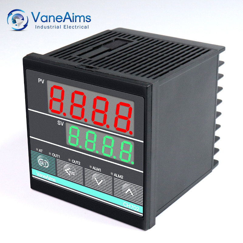 Digital PID Temperature Controller CH402 CH102 CH702 CH902 Relay/SSR Dual Output Thermostat