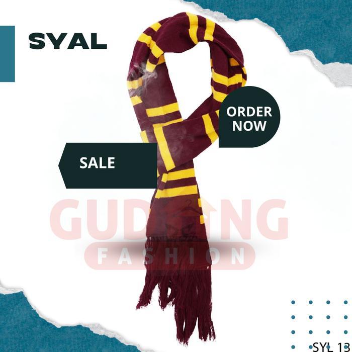 Syal Leher Wanita Rajut Polos - Syl 17