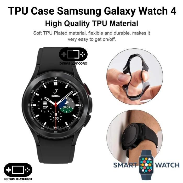 TPU CASE SAMSUNG GALAXY WATCH 4 SILICONE COVER SAMSUNG GALAXY WATCH 4 WATCH4 CLASSIC 42MM 46MM