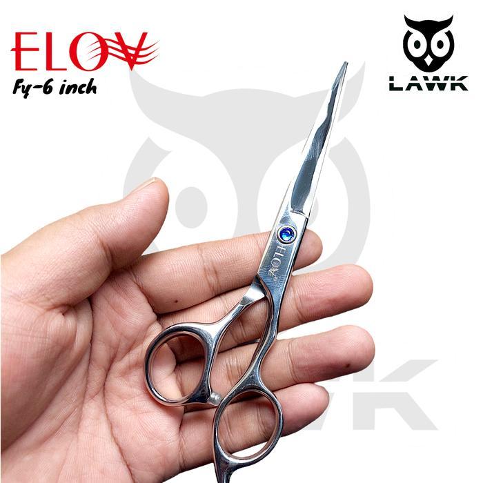 ELOV FY 6 INCH SET GUNTING POTONG RAMBUT DAN GUNTING SASAK CACAH 6 INCH