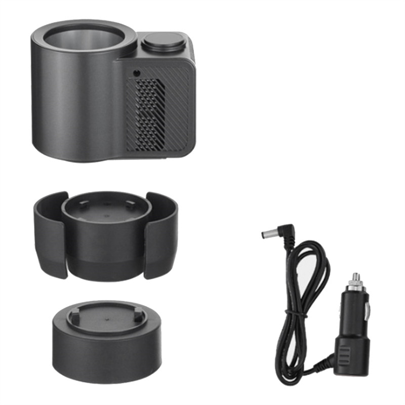 12V Car Smart 2-In-1 Heating Cooling Cup Intelligent Beverage Holder Cooling Heating Cup With