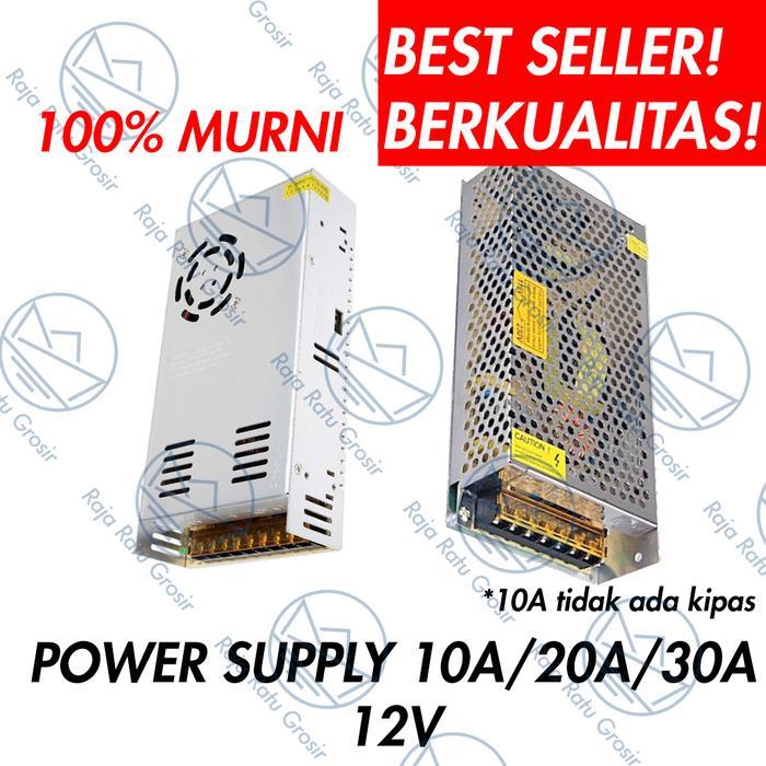 N3W Power Supply 20A / 12V Adaptor CCTV CENTRAL + KIPAS