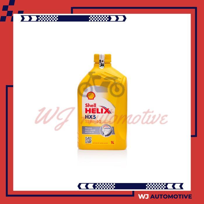 Shell Helix HX5 15W40 1 Liter Oli Mobil Shell HX 5 15W 40 1Liter Oli Mesin Mobil Bensin Shell 15W-40