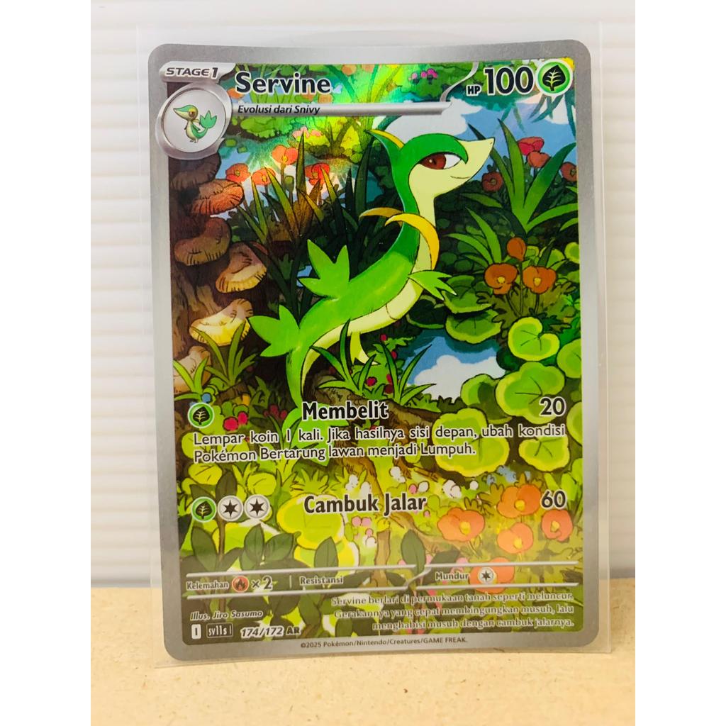 AR Servine Hitam Putih Pokemon Indonesia