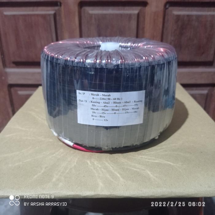 trafo toroid donat 30 amp CT 55