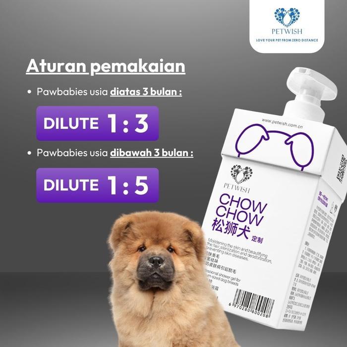 Petwish Shampo Anjing 500 ML - Chow Chow - Dog Shampoo