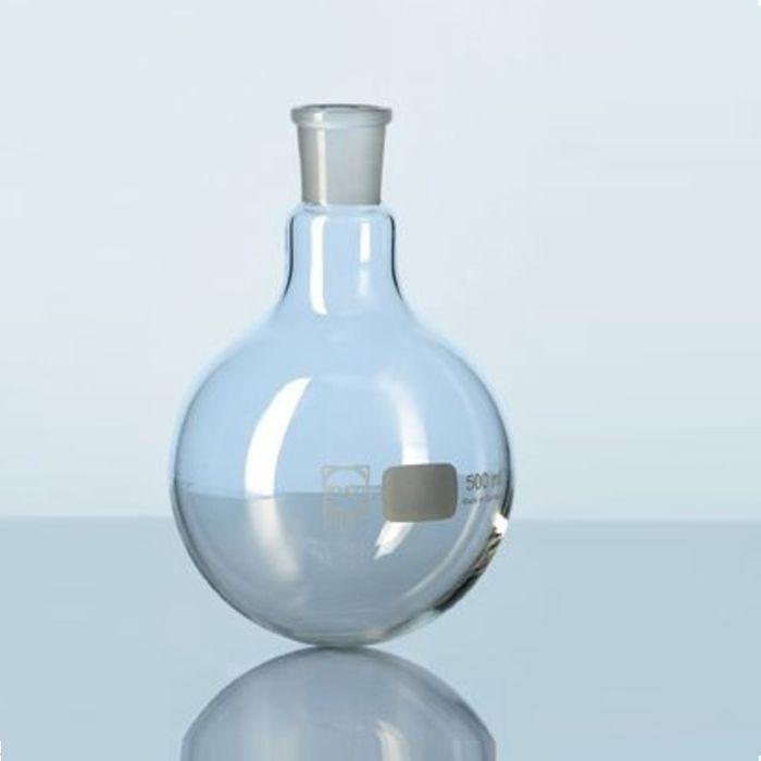 Ready BOILING FLASK 1000 ML FLAT OR ROUND BOTTOM ASAH JOINT LABU DIDIH DURAN