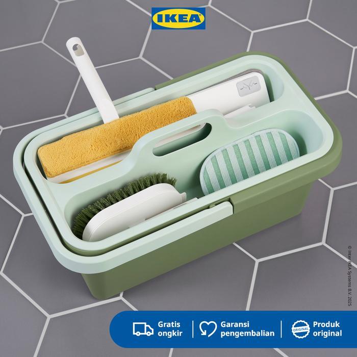 Homezy IKEA PEPPRIG Ember Dan Wadah Peralatan Pembersih Minimalis