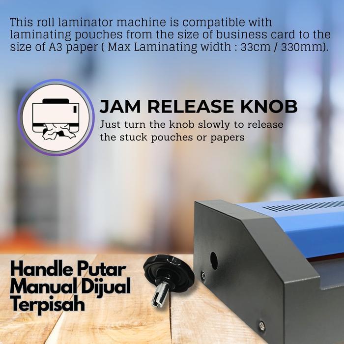 Mesin Laminating A3 Digital Lcd / Laminator Machine A3 Digital Or 330D