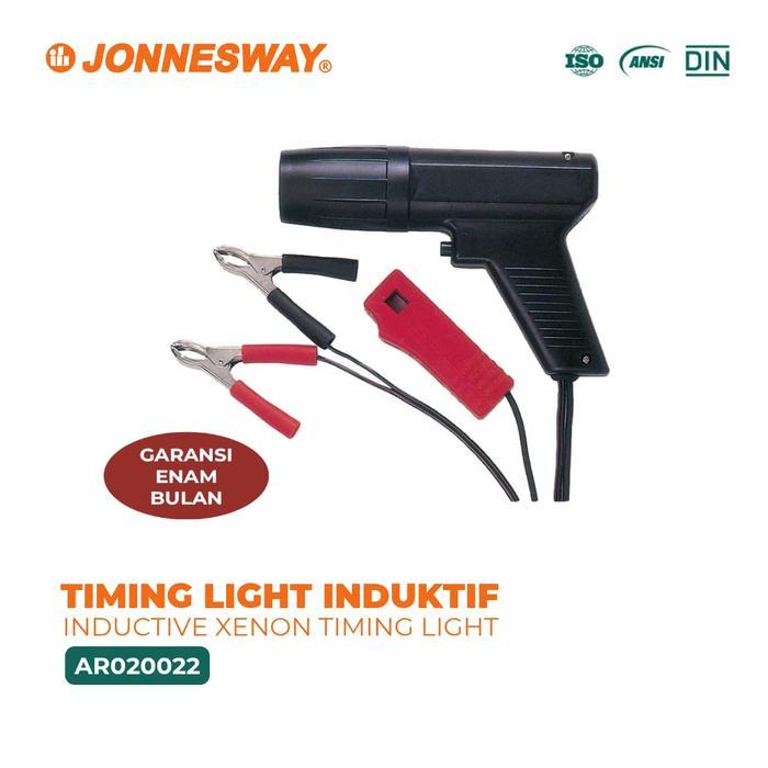 TERMURAH JONNESWAY Timing Light Induktif Mobil Motor Cek Setel Ukur Waktu Penian Mesin Bensin 12V