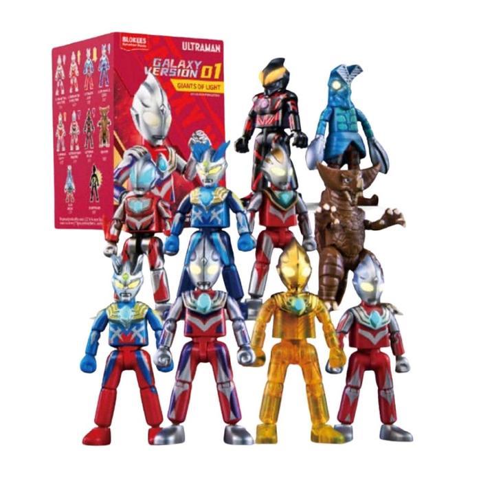 Blokees Original Open for Check Blind Box Ultraman GV01 Hidden Secret Tiga Multi type Power Gomora