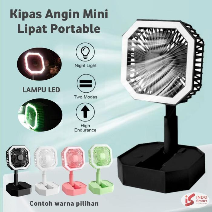 KIPAS ANGIN MINI / KIPAS ANGIN PORTABLE / KIPAS PORTABLE / LAMPU LED