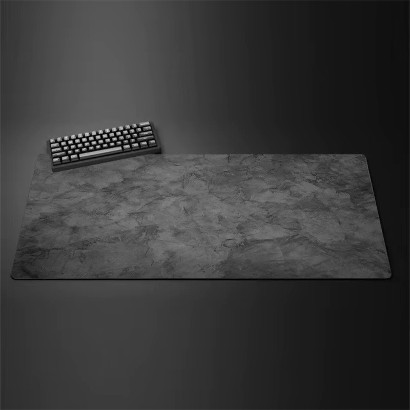 Gray Mouse Pad Large/Small Overlocked Mousepad Xxl Desktop Keyboard Table Pad Gray Game Desk Mat