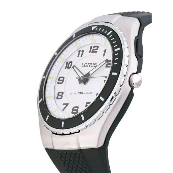 Jam Tangan Sport Analog Lorus R2333Lx-9 White Dial Green Original Terbaik