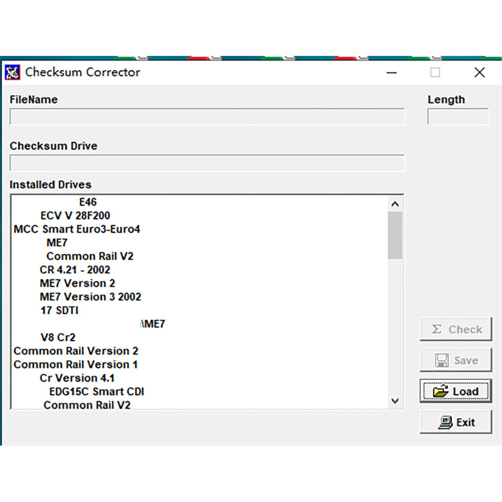 ECU Checksum Correction Software Checksum Corrector for ECU Bin. File fit For VAG For GM For Ford