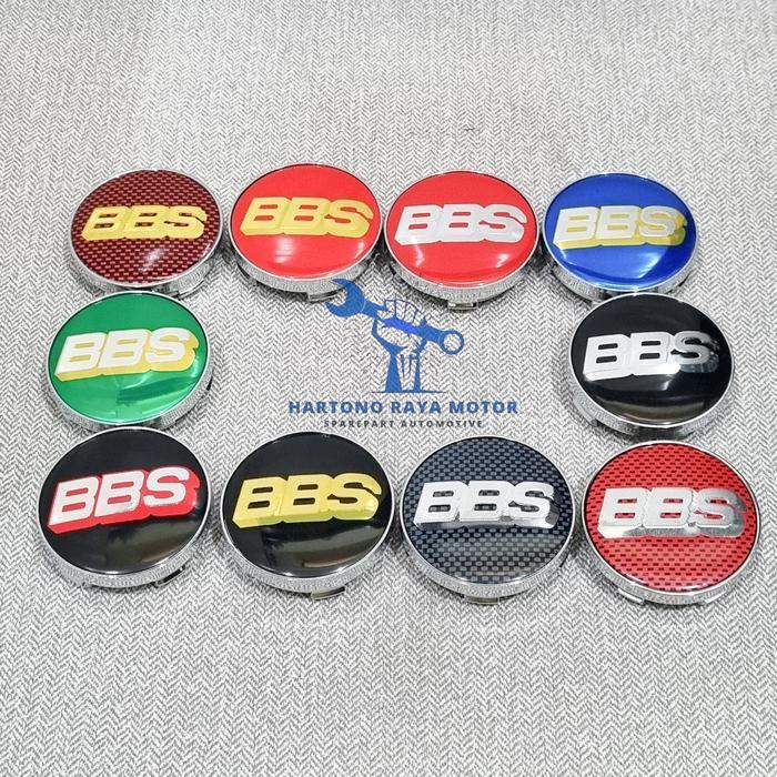 Dop Tengah Roda Velg Logo BBS Wheel Center Caps 60mm Dop Roda BBS 6cm