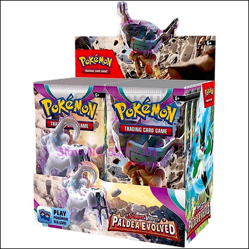 Pokemon Scarlet & Violet Paldea Evolved Booster Box Cards