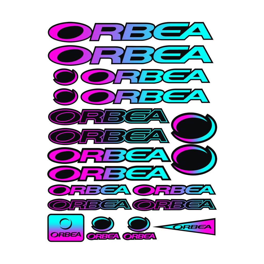 Car Sticker  for ORBEA MOUNTAIN Bicycle Frame Graphic Decals Car Styling Body Set Bike Accessories(C