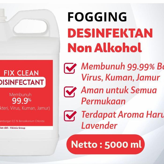 disinfektan FOGGING fixclean 5 Liter food grade