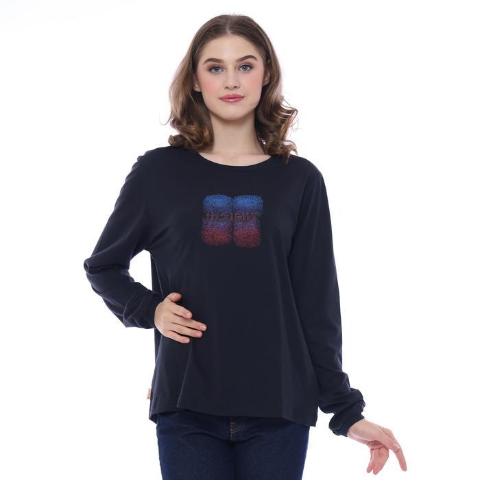 Insight Kaos Lengan Panjang Wanita Octagonal Long Tee Planet Surf