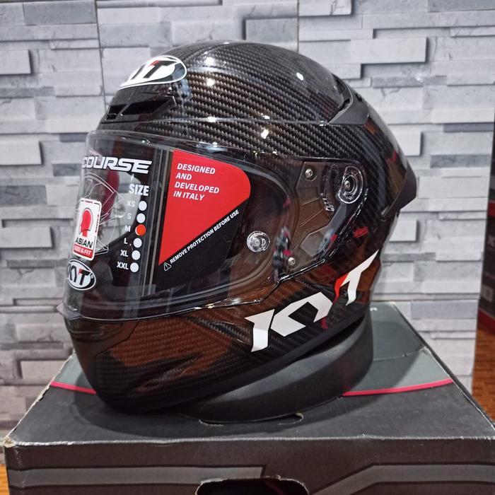 HELM KYT TT COURSE REPAINT CARBON HELM FULL FACE KYT