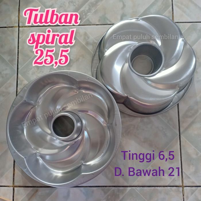 Loyang Kue Bolu Spiral / Loyang Tulban Motif / Loyang Salur Besar