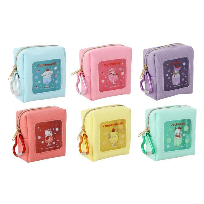 terlaris M-Plan Cubix Coin Case Sanrio Carabiner Dompet Koin Limited Edition 100% ori