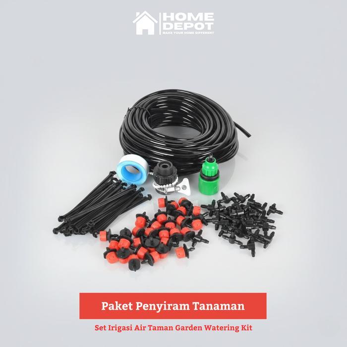 Set Paket Penyiram Tanaman Selang Drip Irigasi Taman 1/4 inci