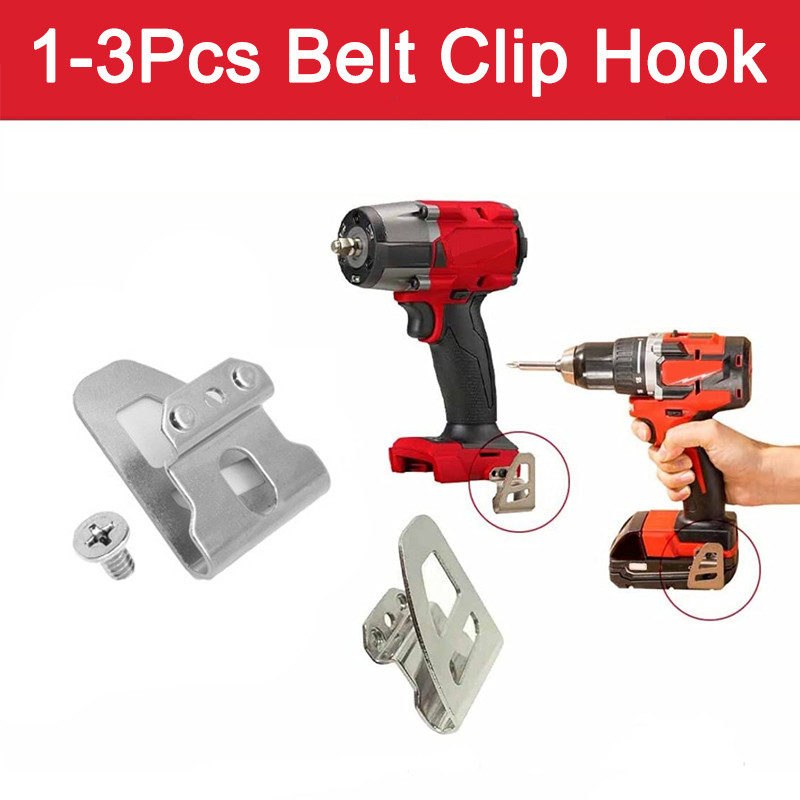 1/2/3Pcs Belt Clip Hook For Milwaukee 18V Cordless Drill Impact Driver Bit 2653-20 Hex Driver 3/8" I