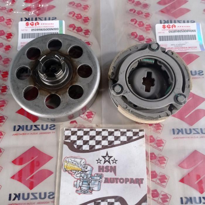 Mangkok Ganda Plus Kampas Ganda Assy Suzuki Smash Old Smah New Shogun R 125 Old