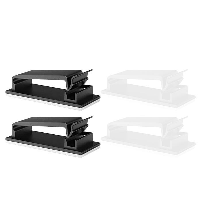 Kabel Organizer Tempel 10pcs Jepitan Cable Clamp Clip Kleman Perapih Cabel Tanpa Paku Holder Klip