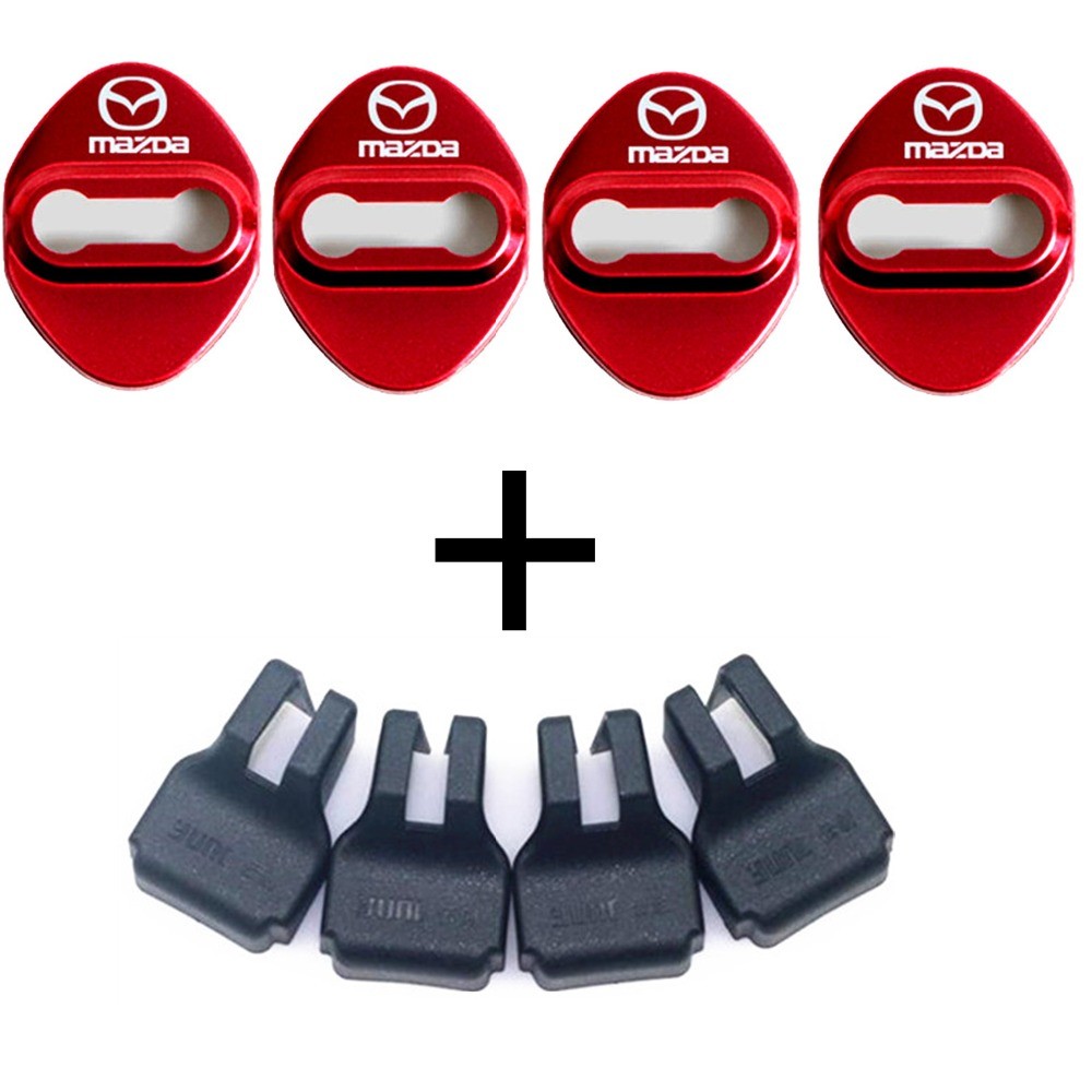 Door Lock Cover case for Mazda 3 mazda 6 CX 5 CX-5 CX3 323 accessories car styling