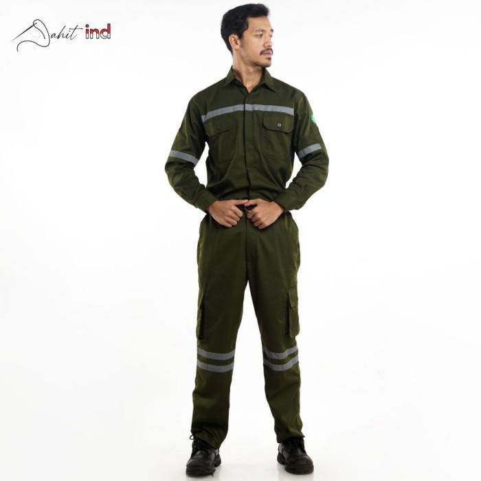 Stelan Safety Wearpack Baju Celana Safety Cargo Seragam K3 Tambang