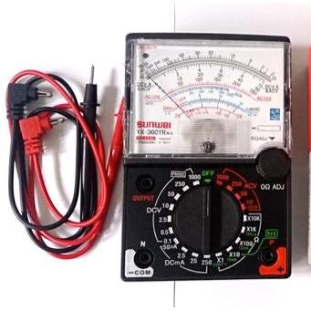 Multitester volt meter ampere meter ohm meter analog jarum